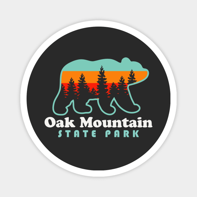 Oak Mountain Alabama Oak Mountain State Park Magnet by PodDesignShop